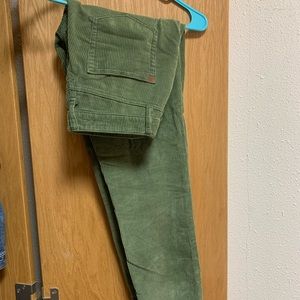 Green BDG Urban outfitters corduroy pants